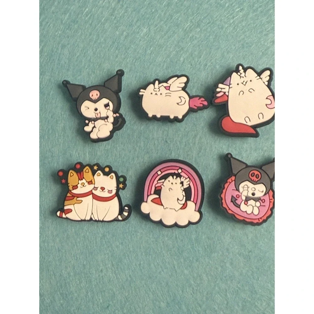Set Of 6 Kuromi Shoe Charms Hello‎ Kitty Friend New